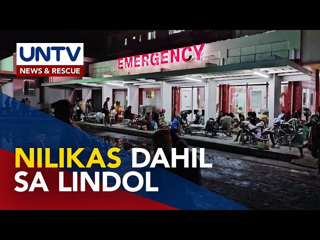 ⁣Nasa 140 pasyente sa Masbate Provincial Hospital, inilikas dahil sa Magnitude 5 quake nitong Martes