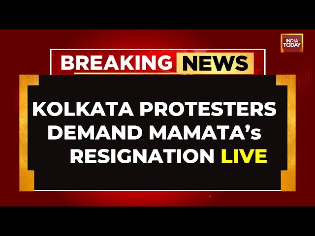 ⁣Massive Protest In Kolkata | Protesters Seek Mamata Banerjee's Resignation | India Today LIVE