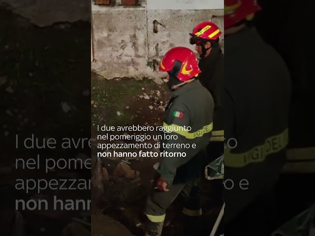 ⁣Frana nel Casertano, due dispersi. Nubifragio in Irpinia