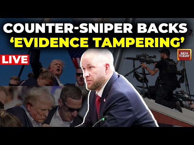 ⁣Trump News LIVE |  Trump Rally Counter-sniper Claims Evidence Tampering | US Election 2024