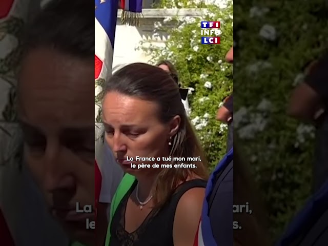 ⁣"La France a tué mon mari" : la colère de la veuve du gendarme tué à Mougins