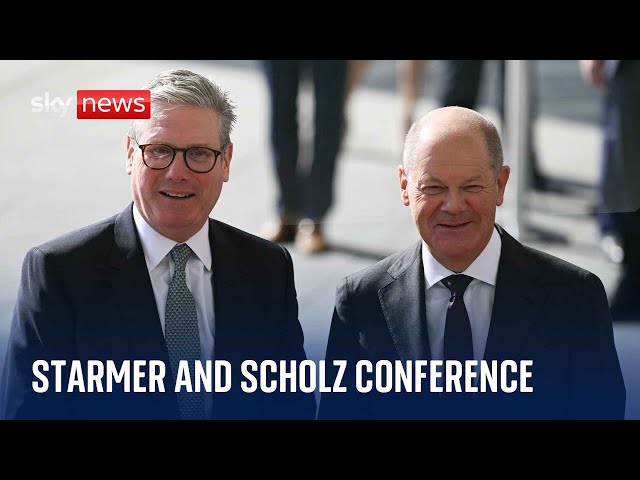 ⁣Watch live: UK PM Sir Keir Starmer makes speech in Berlin with German Chancellor Olaf Scholz