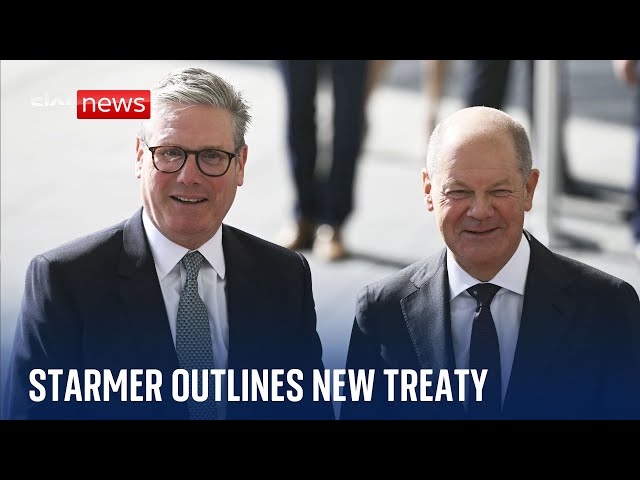 ⁣Starmer: PM outlines new treaty with German Chancellor Olaf Scholz