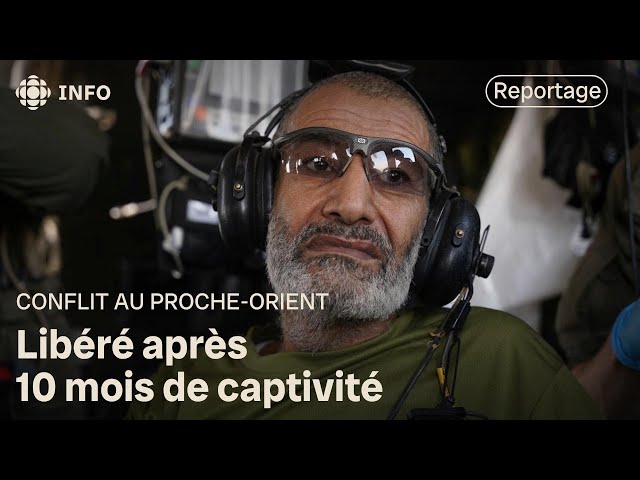 ⁣Un otage libéré par l'armée israélienne