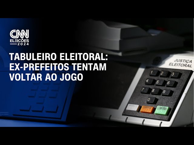 ⁣Tabuleiro Eleitoral: Ex-prefeitos tentam voltar ao jogo | CNN NOVO DIA