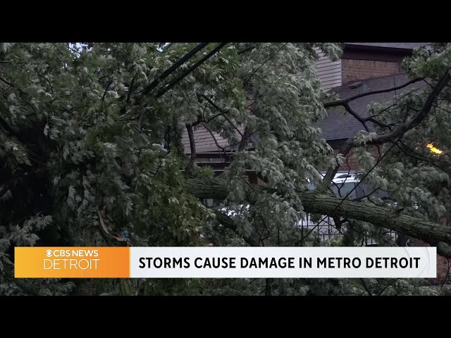 ⁣Storms cause damage in Michigan, former employee sues Detroit Marriott and more top stories