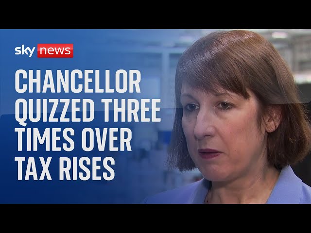 ⁣Chancellor Rachel Reeves refuses to rule out raising inheritance and capital gains tax