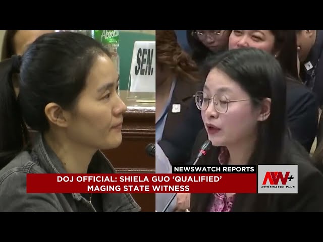 ⁣DOJ official: Shiela Guo 'qualified' maging state witness | NewsWatch Reports