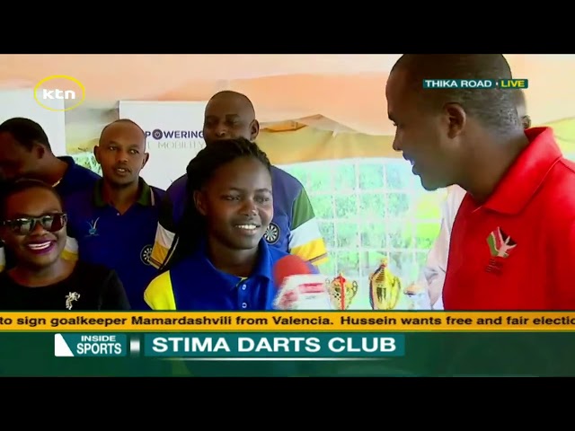 ⁣Stima darts Club: Club hands over trophies to management