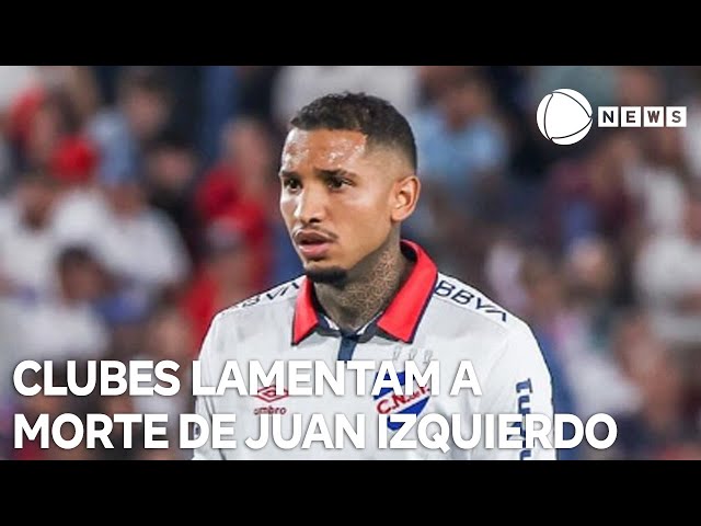 ⁣Clubes e jogadores lamentam a morte do jogador uruguaio Juan Izquierdo