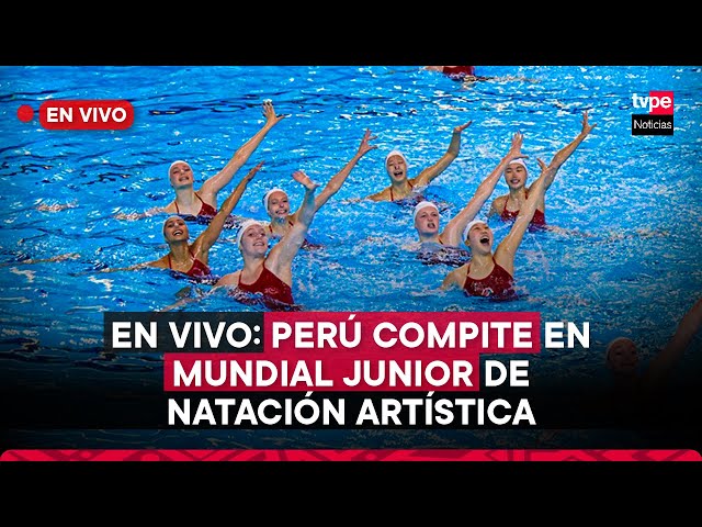 EN VIVO: participación de Perú en el Mundial Junior de Natación Artística 2024 por TVPerú