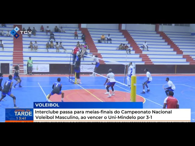 ⁣Interclube passa para meias-finais do Nacional Voleibol Masculino, ao vencer o Uni-Mindelo por 3-1