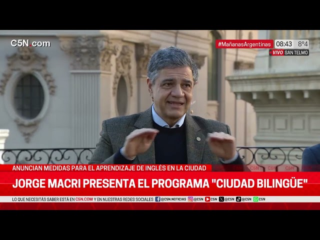 ⁣JORGE MACRI LANZÓ CIUADAD BILINGÜE: una APLICACIÓN GRATUITA para APRENDER INGLÉS