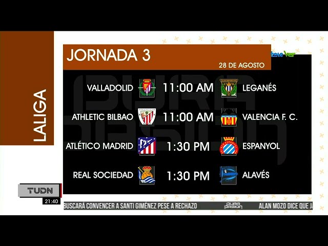 Arranca la fecha 3 de la liga de España este fin de semana.