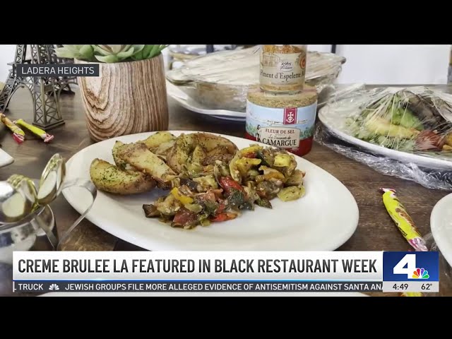 ⁣Creme Brulee LA featured in Black Restaurant Week