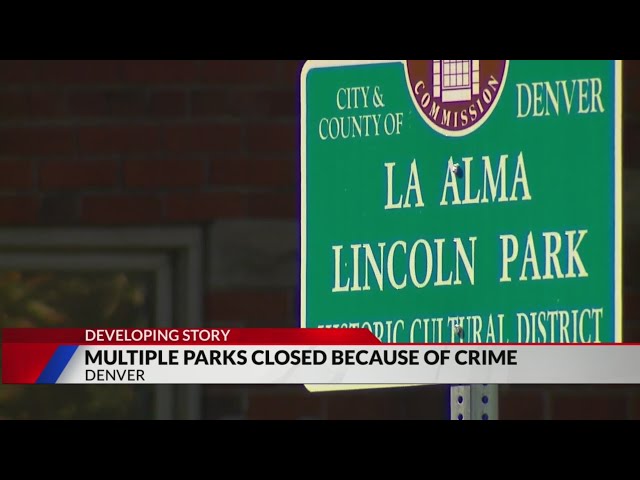 ⁣Denver temporarily closes 2 city parks, citing crime