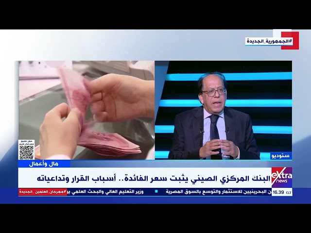 د. ضياء حلمي يوضح الأسباب الرئيسية لتثبيت البنك المركزي الصيني لسعر الفائدة