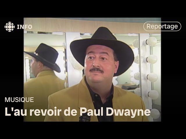 ⁣Le chanteur country acadien Paul Dwayne n’est plus