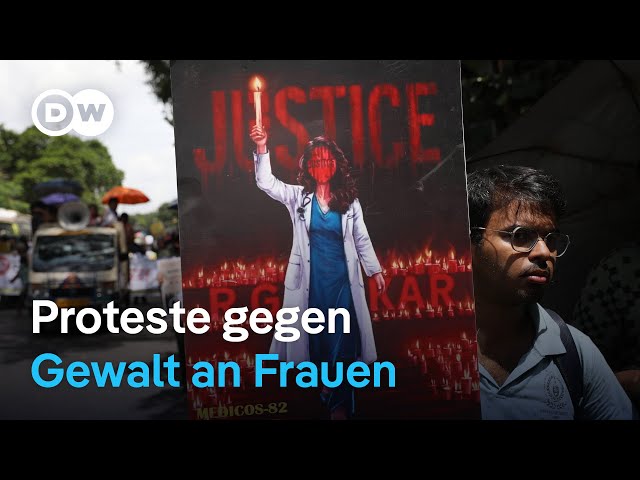 ⁣Indien: Mord an Ärztin löst weiter Empörung aus | DW Nachricht