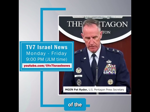 TV7 News sync MGEN Pat Ryder, U.S. Pentagon Press Secretary