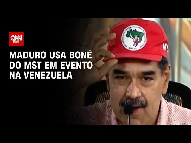 Maduro usa boné do MST em evento na Venezuela | CNN 360º