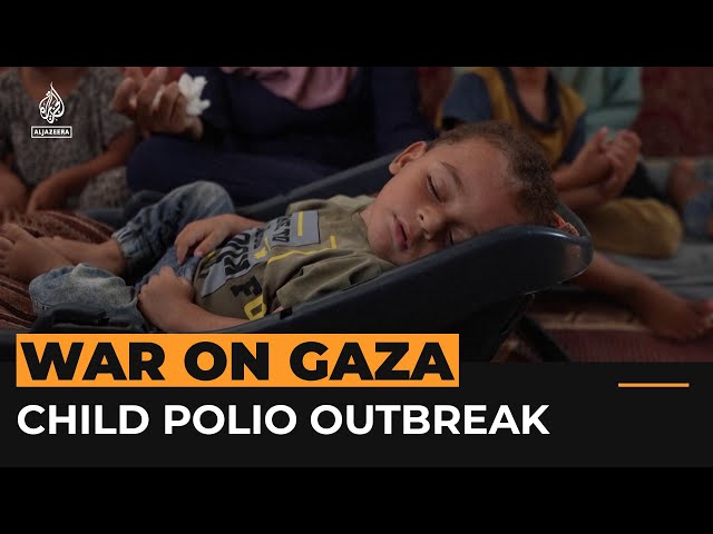 ⁣10-month-old boy is Gaza’s first confirmed polio case | Al Jazeera Newsfeed