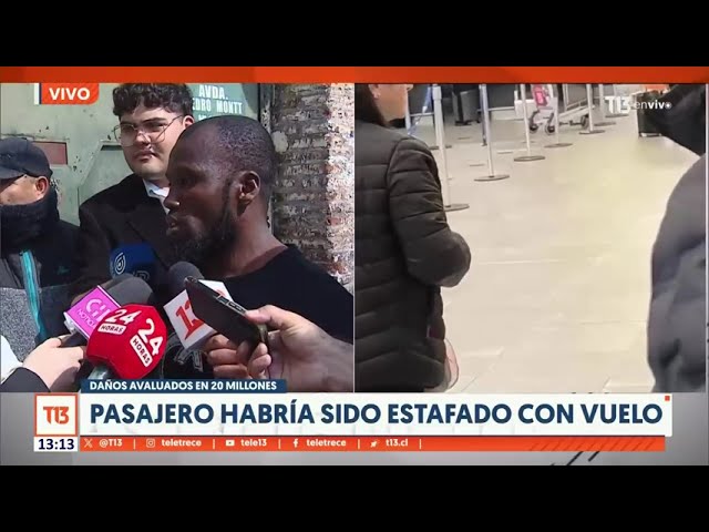 ⁣Pasajero haitiano da su versión tras destrozar counter en el aeropuerto de Santiago