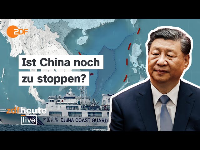 ⁣Konflikt um Chinesisches Meer: Wie Deutschland beteiligt ist und was droht | ZDFheute live