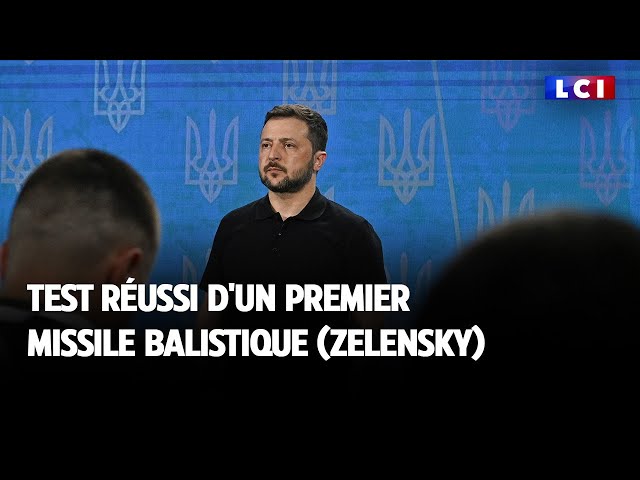 Test réussi d'un premier missile balistique (Zelensky)