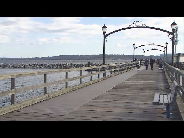 ⁣White Rock installs accessible mat along iconic pier