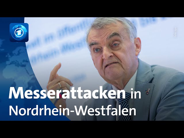 ⁣Polizeistatistik vorgestellt: Mehr als 3.500 Messerattacken in NRW