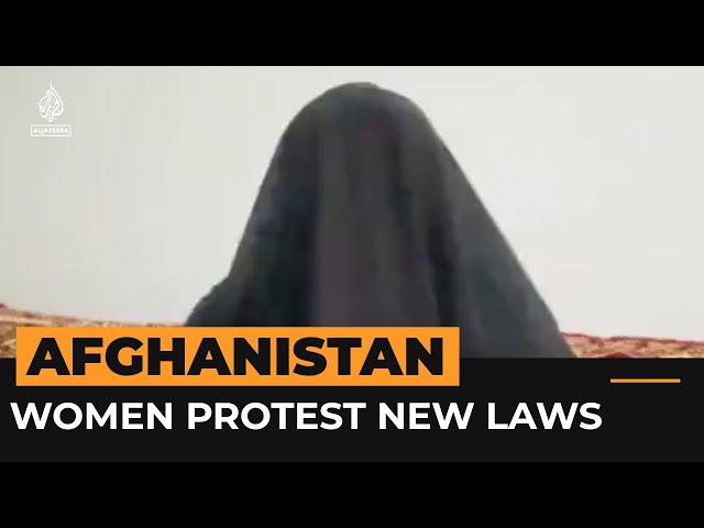 ⁣Afghan women sing to protest Taliban’s new laws | Al Jazeera Newsfeed