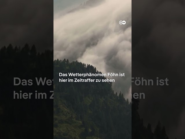 ⁣Naturschauspiel in den Alpen | DW Nachrichten