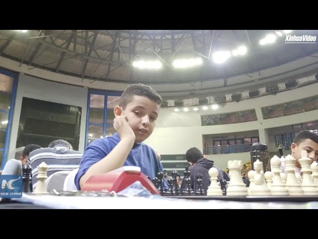 ⁣Egypt's 10-year-old chess prodigy dreams of world titles