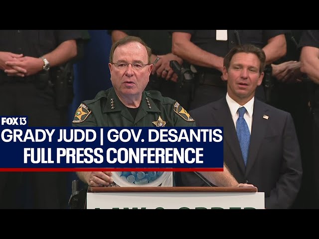 ⁣Grady Judd, Governor DeSantis continue fentanyl fight