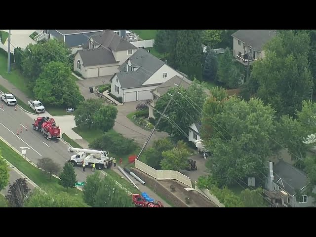 ⁣Chopper 7 video over storm damage in Rochester Hills