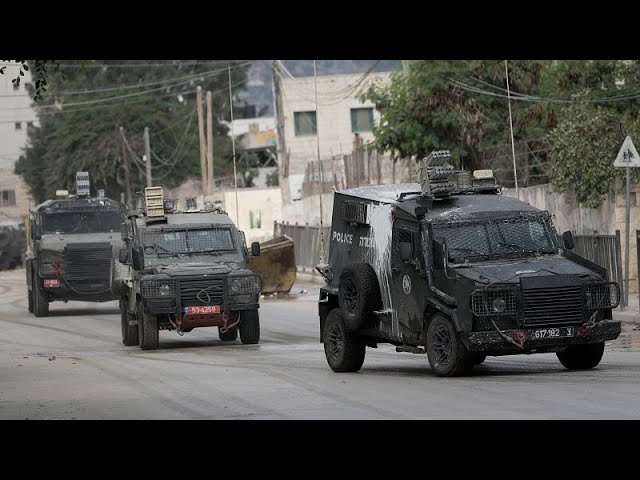 ⁣Israel lanza una gran operación militar en Cisjordania que ya ha dejado al menos diez muertos