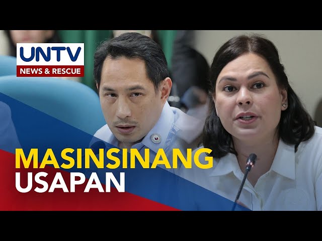 ⁣OVP, makikipag-usap kay Rep. Adiong kaugnay ng deferment ng 2025 proposed budget nito