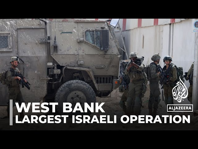 ⁣Israel launches largest military operation in occupied West Bank in decades