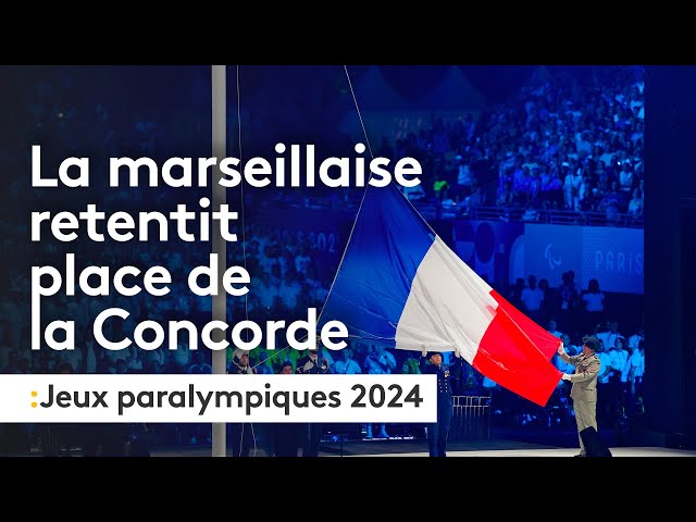 ⁣La Marseillaise résonne sur la place de la Concorde