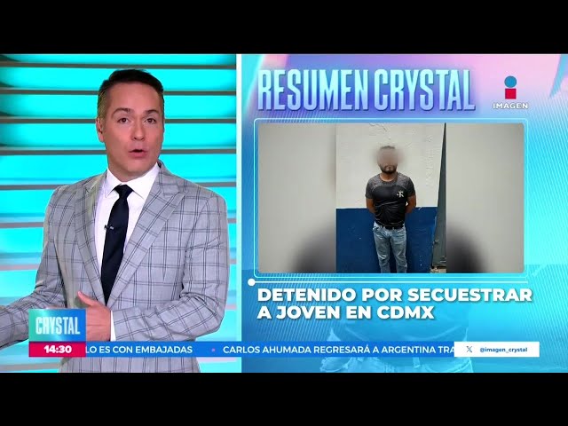 ⁣Automovilista es detenido por secuestrar a joven en calles de la CDMX | Noticias Crystal Mendivil