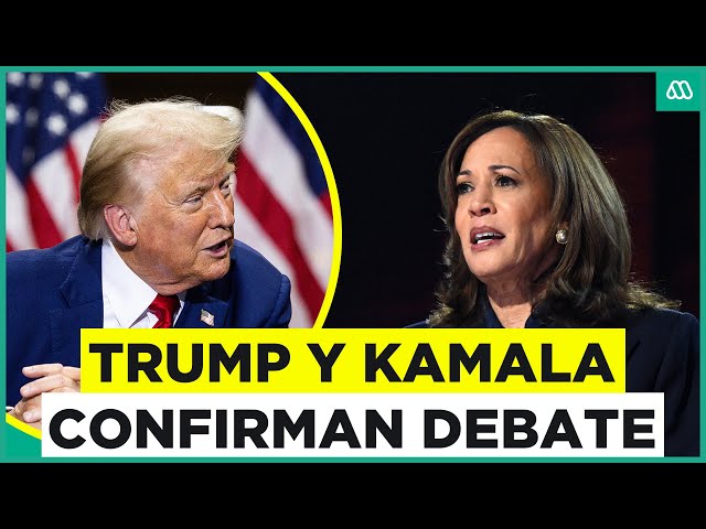 Elecciones de EEUU: Trump y Kamala confirman debate