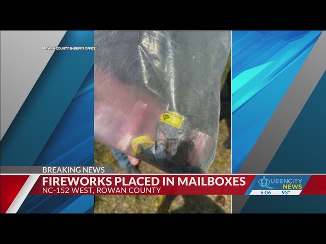 ⁣Sheriff: Small explosions set off in mailbox, trash can