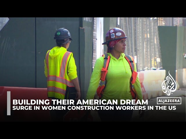 ⁣Building their American dream: Surge in women construction workers in the US