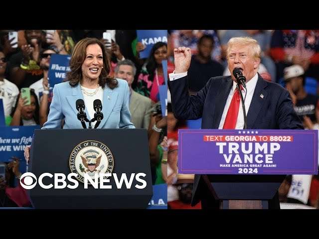 ⁣How is Georgia feeling about Donald Trump, Kamala Harris?