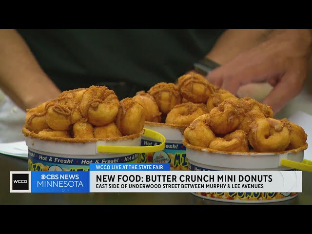 ⁣Butter Crunch Mini Donuts combine 2 State Fair staples