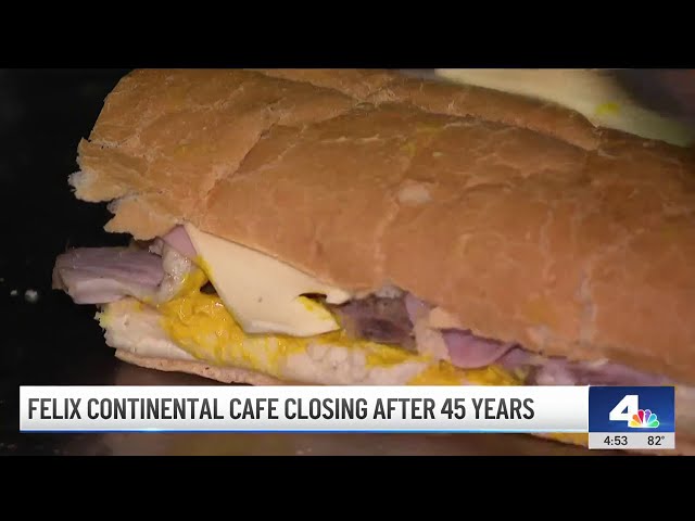 ⁣Felix Continental Café in Orange is shutting down