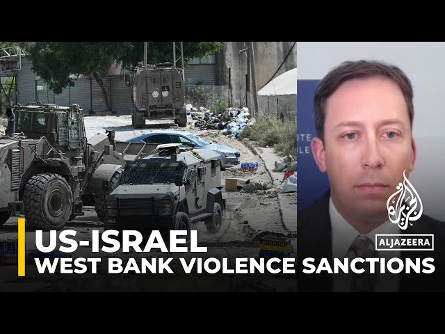 US announces sanctions on Israeli settlers over West Bank violence