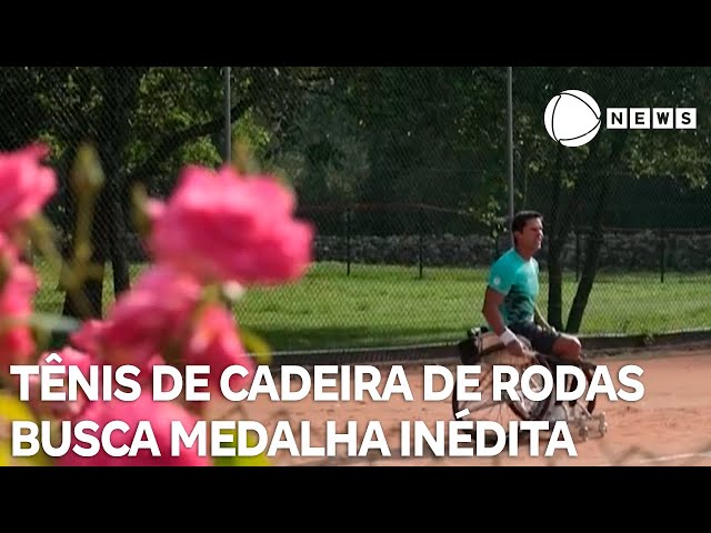 Tênis de cadeira de rodas brasileiro busca medalha inédita