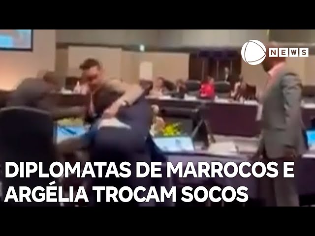 Diplomatas de Marrocos e Argélia trocam socos durante reunião